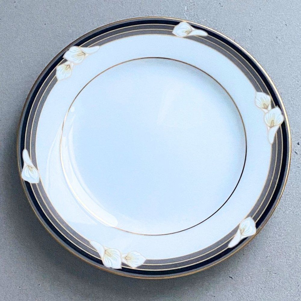 1985 Vintage Noritake Legendary Ellington Fine China Lily Bread Plate, 6.25"